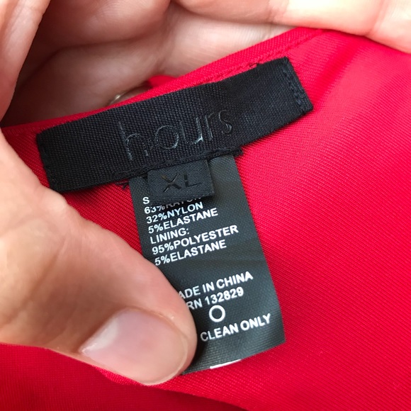 H:ours x Revolve Karly Bodysuit in Red - Picture 7 of 7